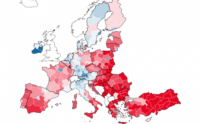 Il Pil pro capite della Calabria è la metà della media europea