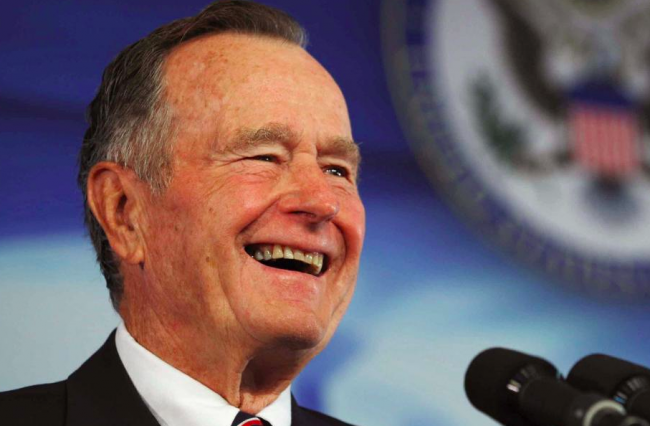 Il 41° presidente, George HW Bush, è morto all’età di 94 anni