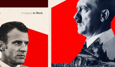 Macron paragonato a Hitler: copertina choc del magazine di "Le Monde"