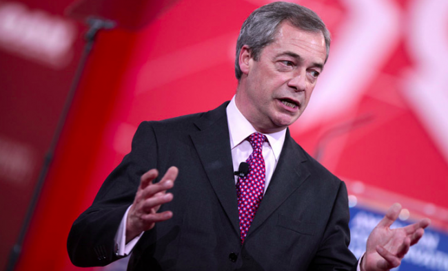 “Brexit Party” è la nuova formazione politica fondata da Nigel Farage