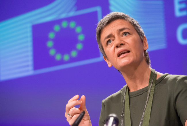 Vestager: "Risoluzione sulle 4 banche decisa da Bankitalia"