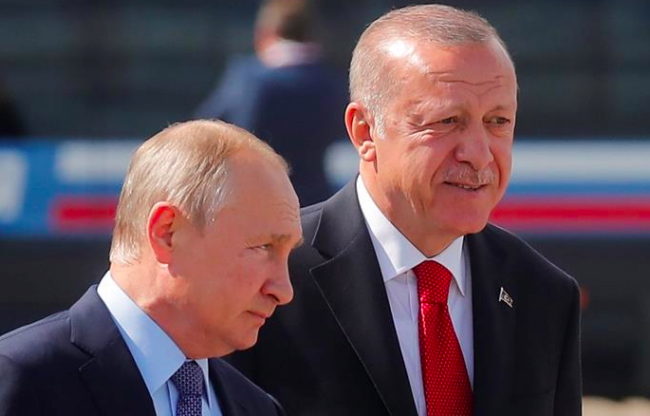 Incontro Erdogan-Putin: nuova tregua di 150 ore