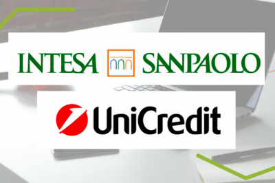 Utile 2019 delle prime due banche: Intesa 4,18 mld, Unicredit 3,4 mld