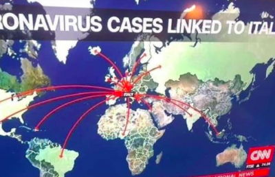 Cnn: “L’Italia è il focolaio del virus a livello mondiale”