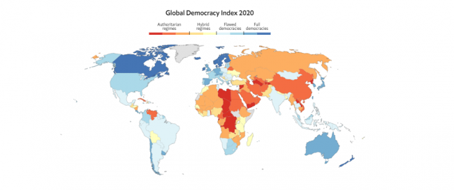 “Democrazie a pieno titolo”? Rappresentano l’8,4% della popolazione