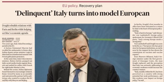 ft cosi mario draghi salva l italia da giovane delinquente a modello economia quoted business