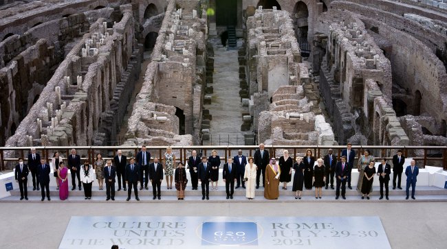 Il premier nel suo intervento al G20 della Cultura al Colosseo.